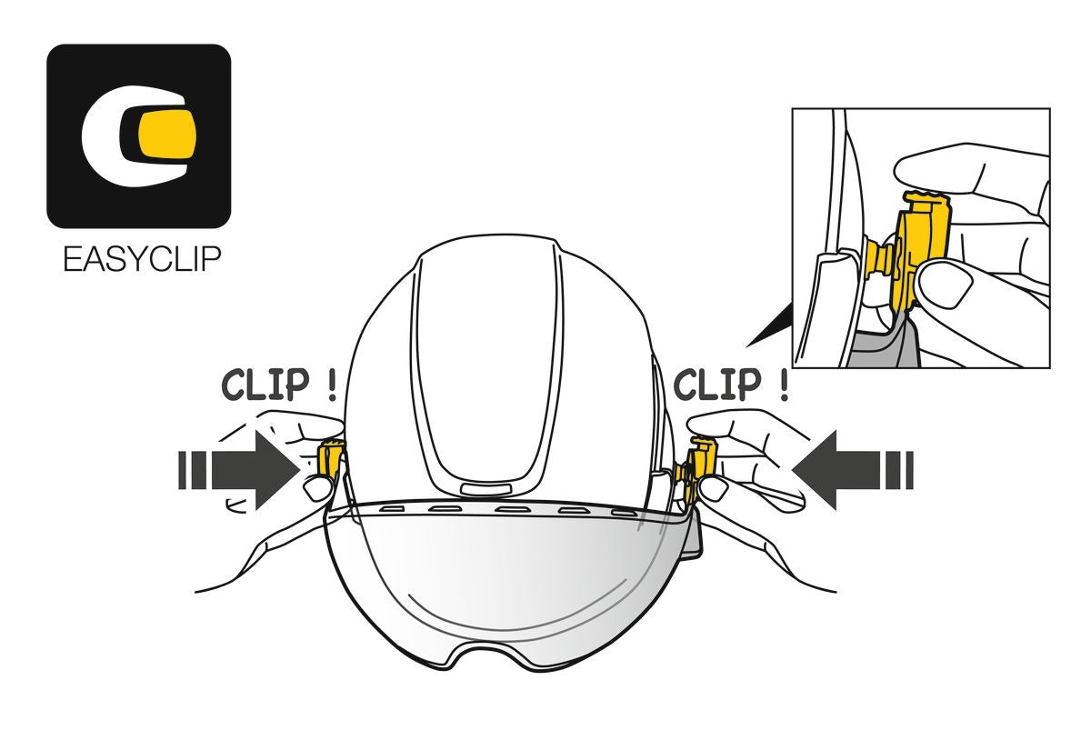 Petzl VIZIR SHADOW Getöntes Visier für VERTEX® & STRATO® Helme
