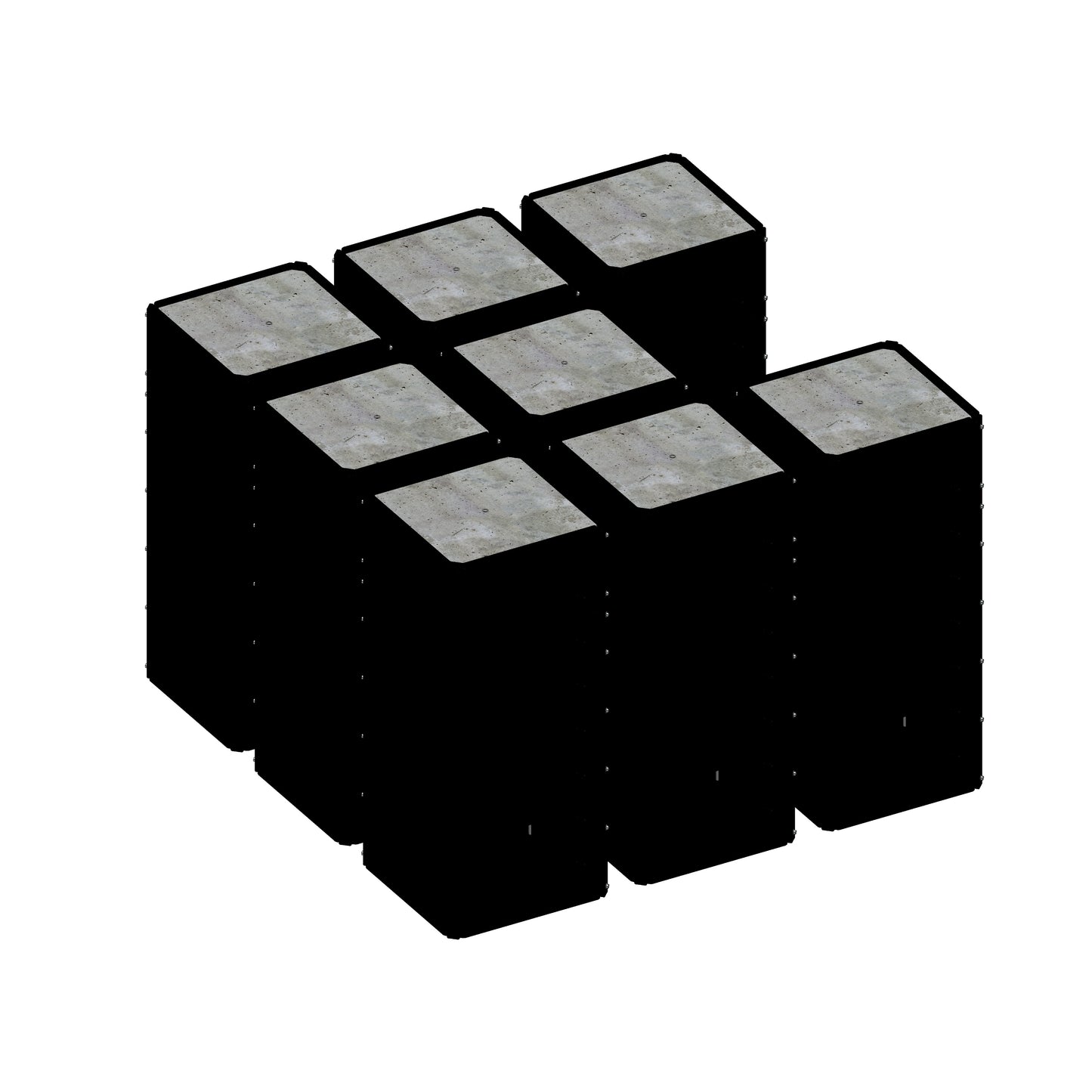 XTIRPA Gussformen-Set für XLT Gegengewichtsbasis (8-teilig)