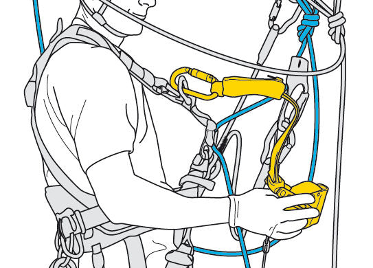 Petzl ASAP® LOCK - Am Seil mitlaufendes Auffanggerät mit Blockierfunktion