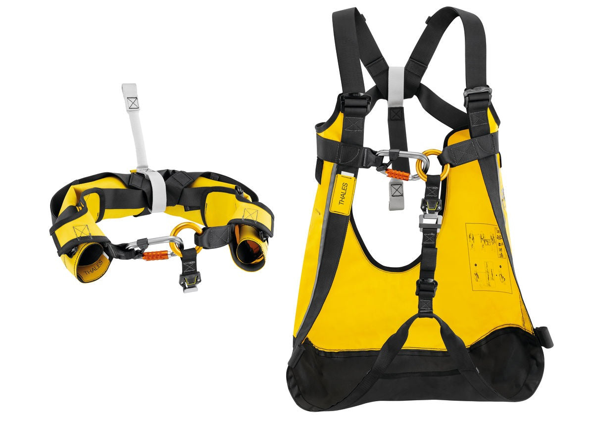 Petzl THALES Rettungsdreieck & Sicherheits-Brustgurt für Evakuierung