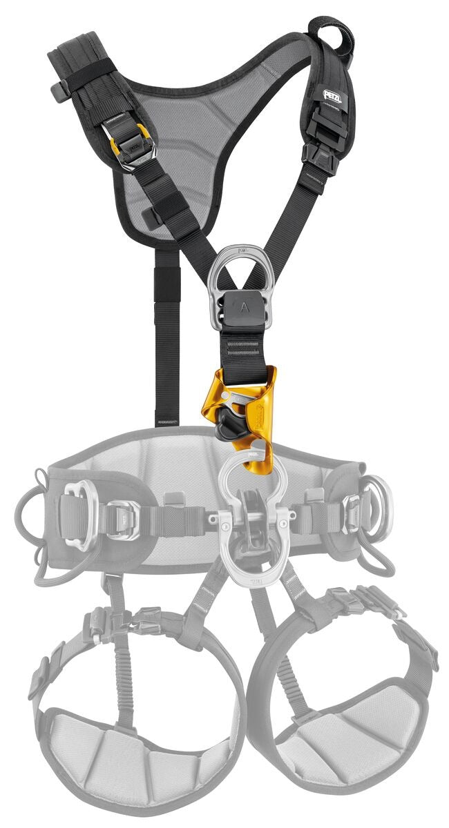 Petzl TOP CROLL L Brustgurt mit integrierter Seilklemme