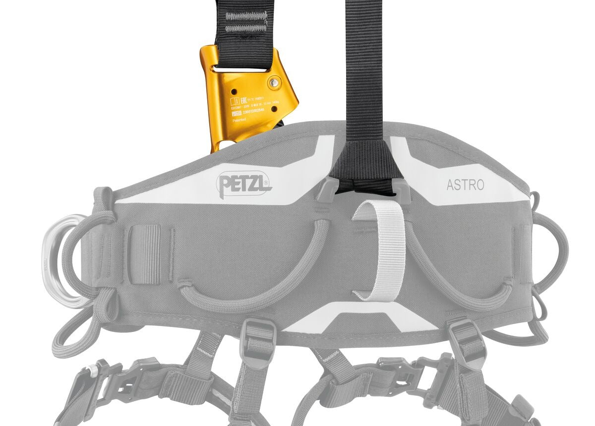 Petzl TOP CROLL L Brustgurt mit integrierter Seilklemme