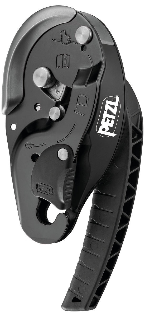 Petzl I’D® L Selbstbremsendes Abseilgerät mit Anti-Panik-Funktion für Rettung