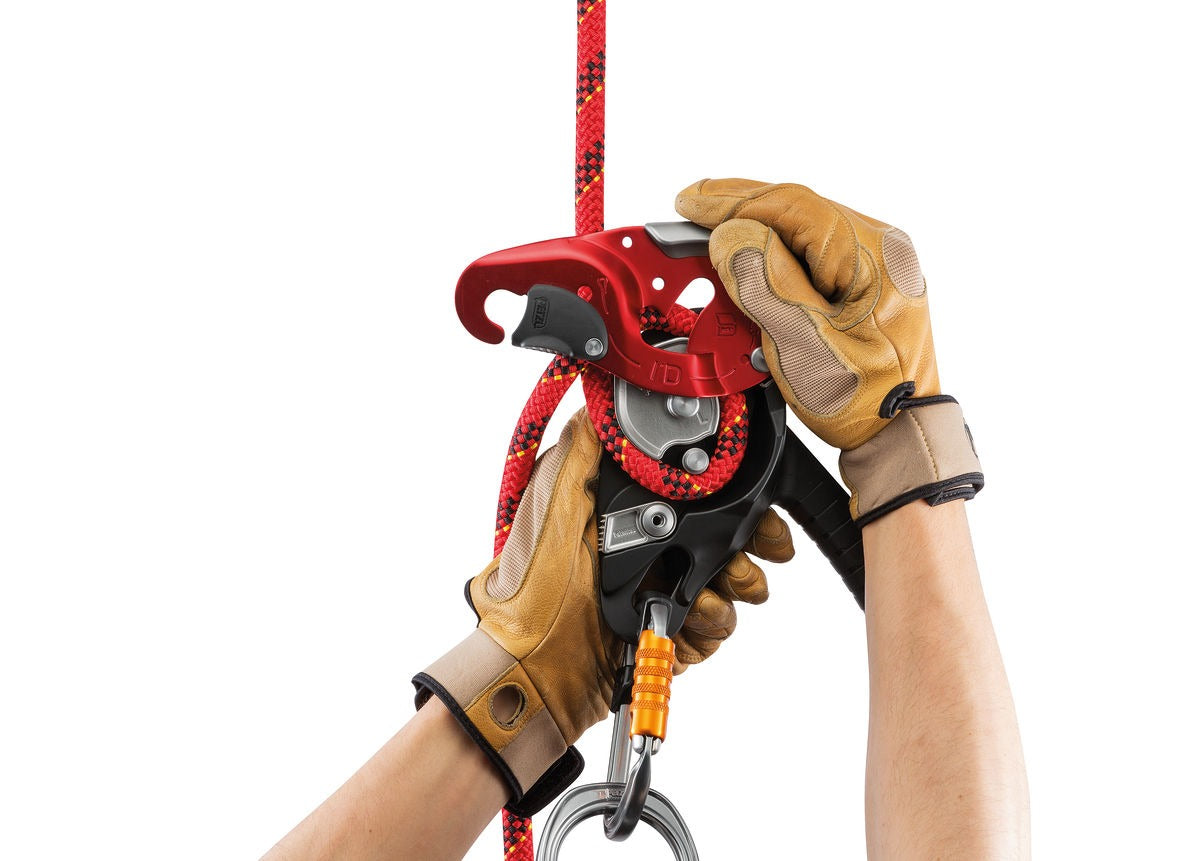 Petzl I’D® L Selbstbremsendes Abseilgerät mit Anti-Panik-Funktion für Rettung