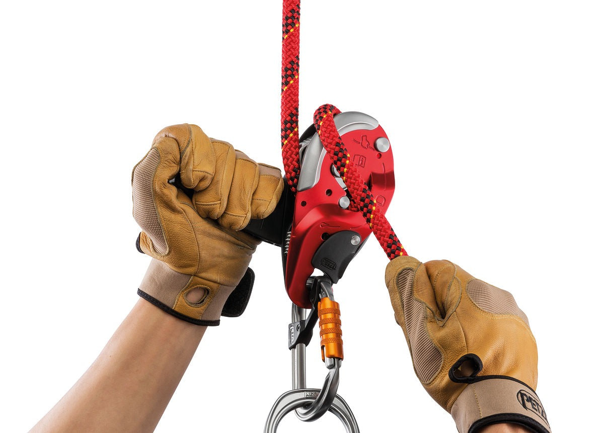Petzl I’D® L Selbstbremsendes Abseilgerät mit Anti-Panik-Funktion für Rettung