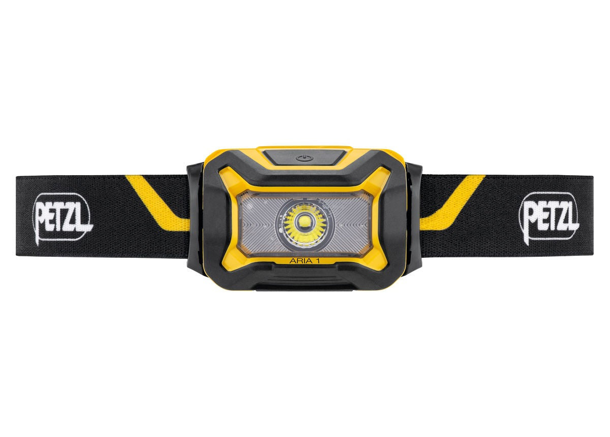 Petzl ARIA 1 Stirnlampe | Robuste & wasserdichte Arbeitslampe | 350 Lumen