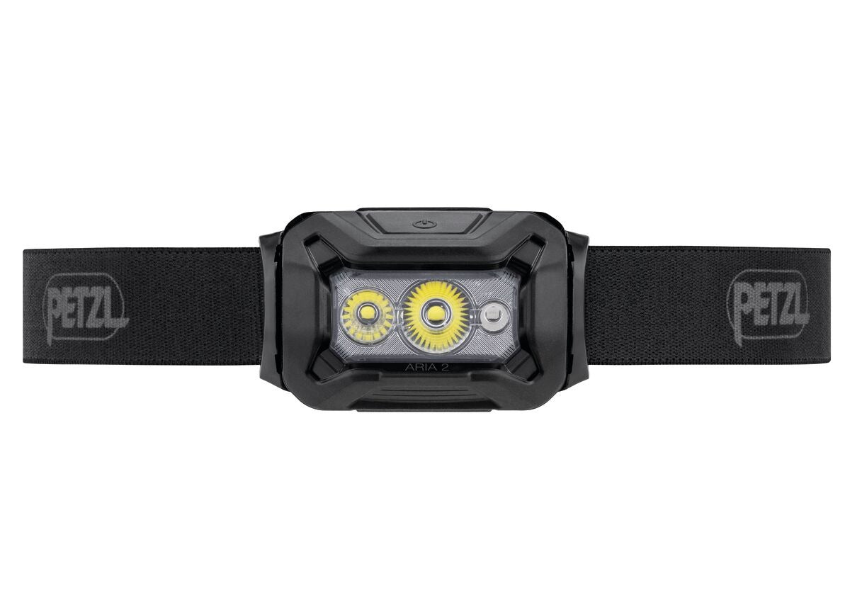 Petzl ARIA® 2 RGB Stirnlampe | Robuste & wasserdichte Profi-Lampe | 450 Lumen, Rot/Grün/Blau-Licht