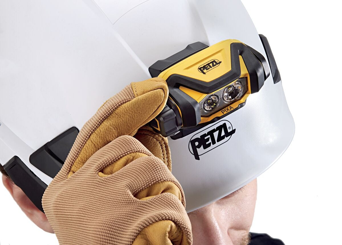 Petzl PIXA® Stirnlampe - Robuste & Wasserdichte Profi-Arbeitslampe mit 450 Lumen