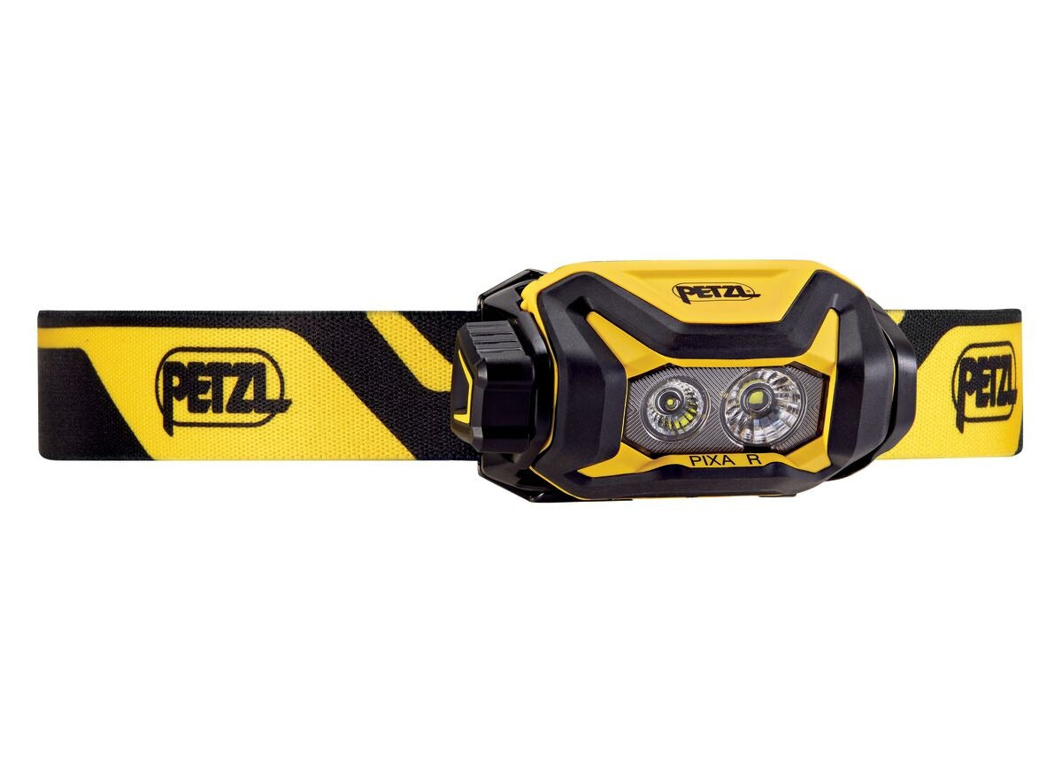 Petzl PIXA® R Wiederaufladbare Stirnlampe - 600 Lumen, Robust & Wasserdicht für Profis