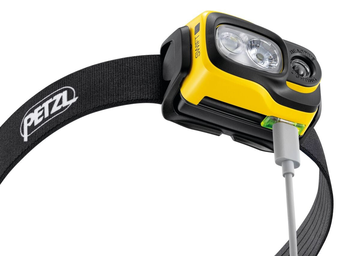 Petzl SWIFT® RL Stirnlampe - 1100 Lumen, wiederaufladbar mit REACTIVE LIGHTING®