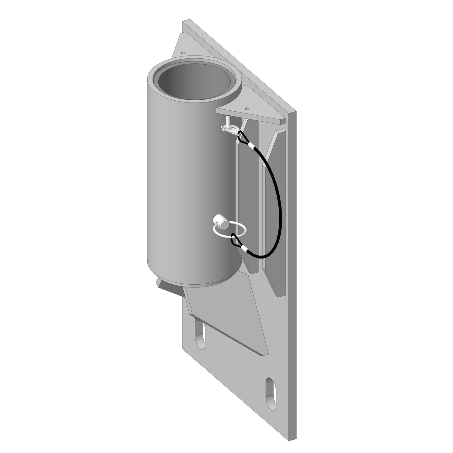 XTIRPA Wandadapter aus Edelstahl | 76 mm (3 Zoll)