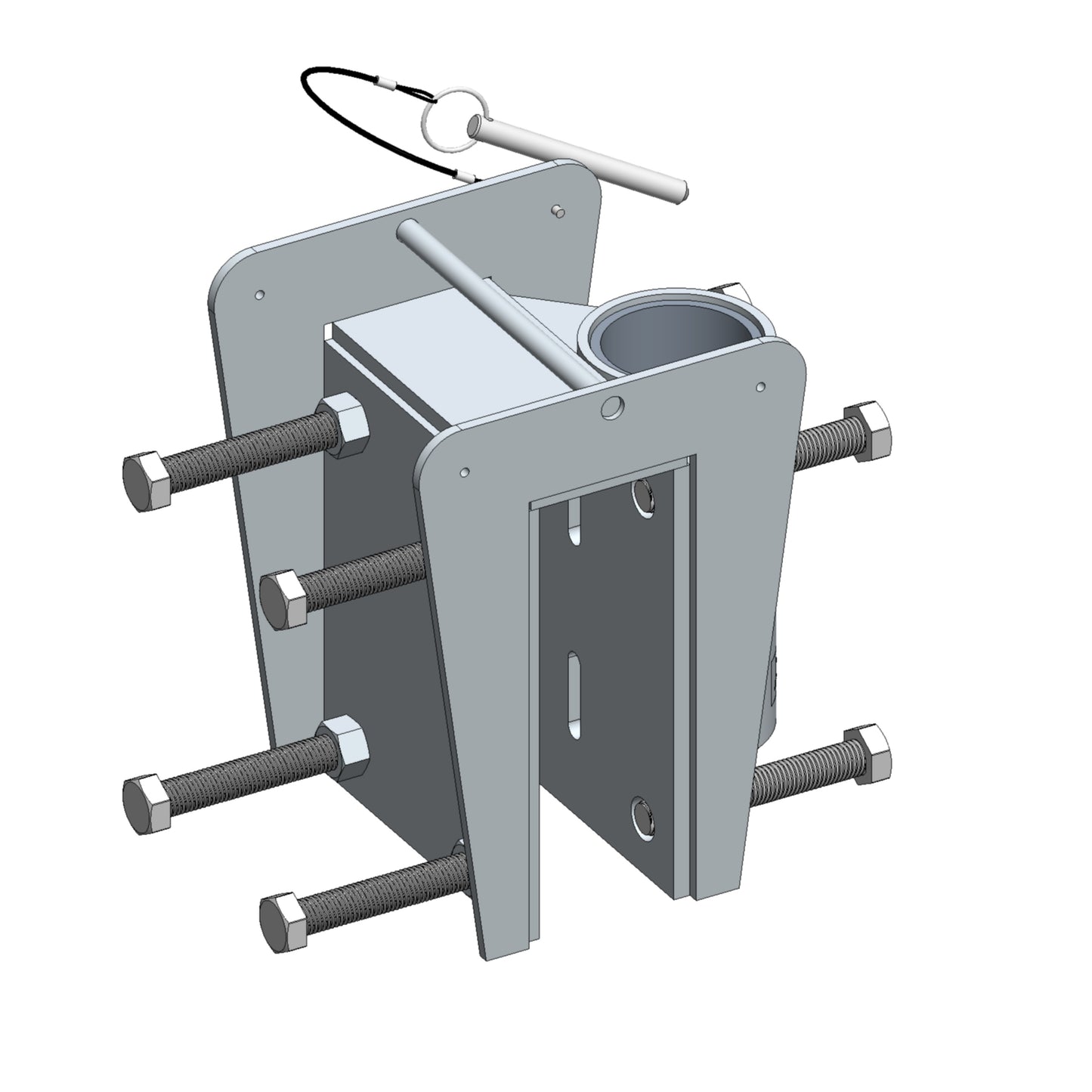XTIRPA Fassadapter 76 mm (3 Zoll), verzinkt