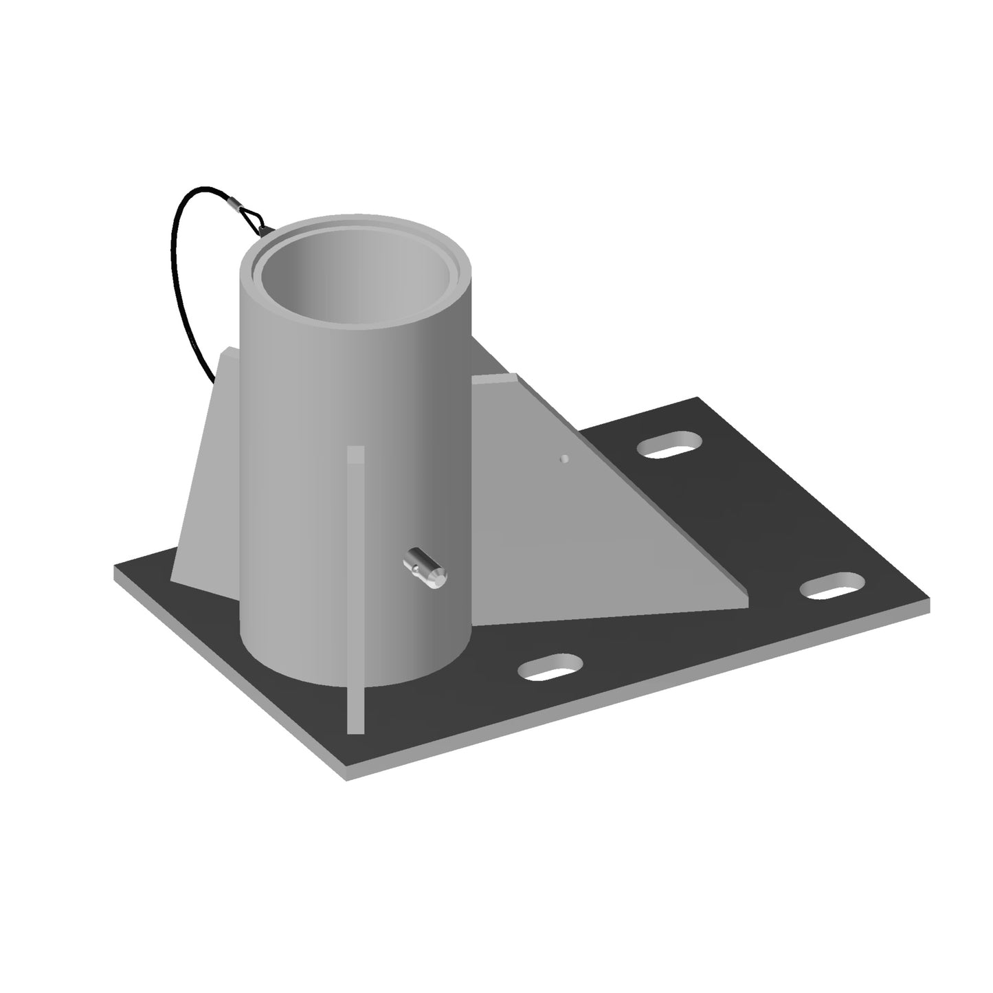 XTIRPA Bodenadapter aus Edelstahl (102 mm / 4 Zoll)