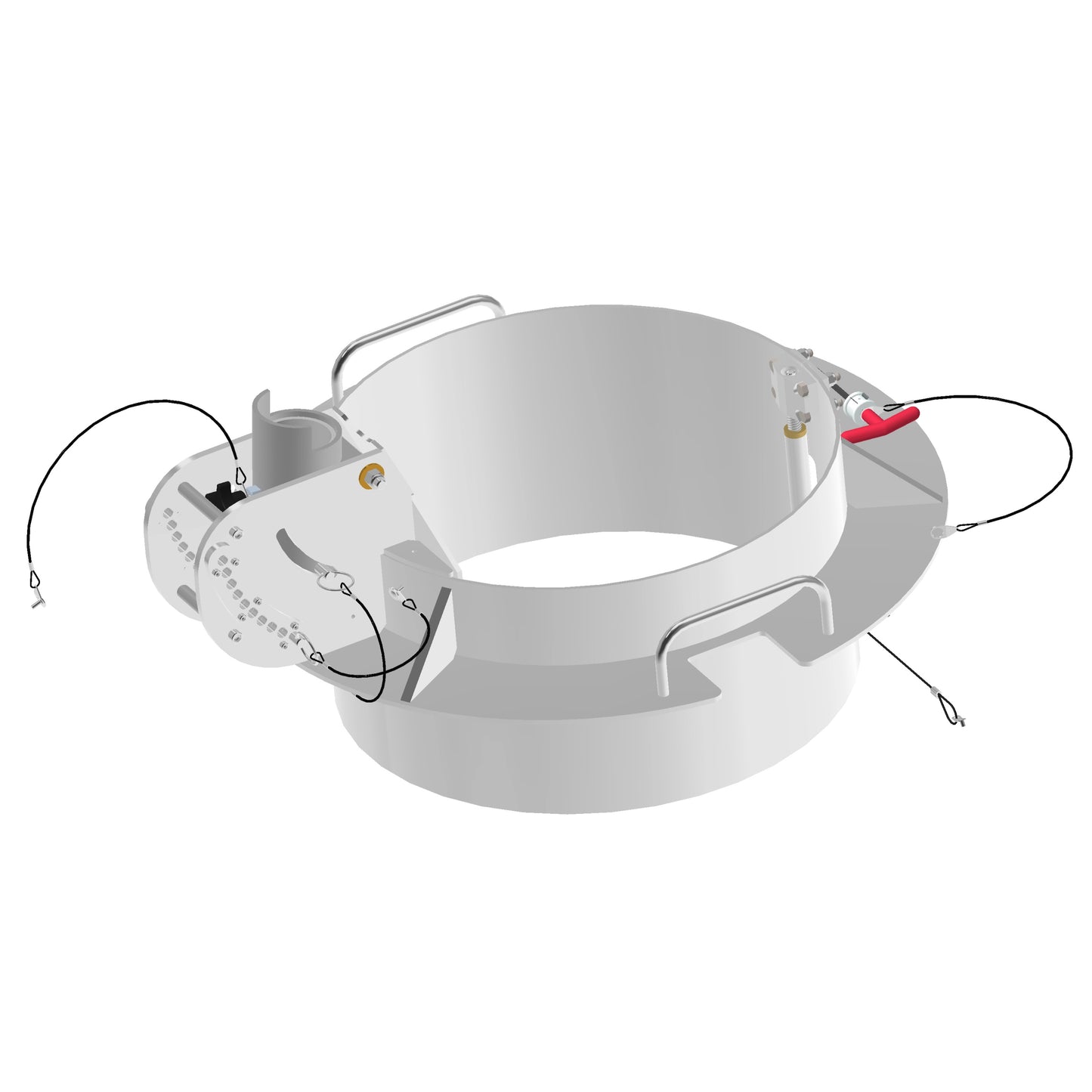 XTIRPA Verstellbarer Schachtkragen für 610 mm Mannlöcher (0-45°)