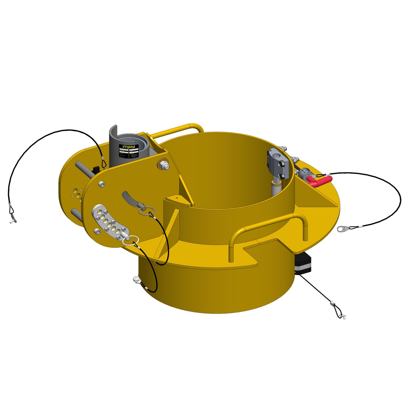 XTIRPA Verstellbarer Mannloch-Kragen 0-30° (406-457mm)