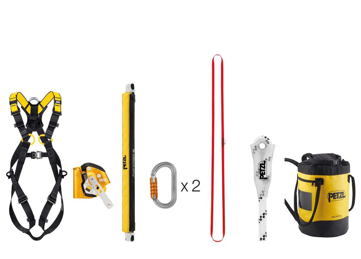 Petzl ASAP® LOCK Absturzsicherungsset - Komplettset für Höhensicherung