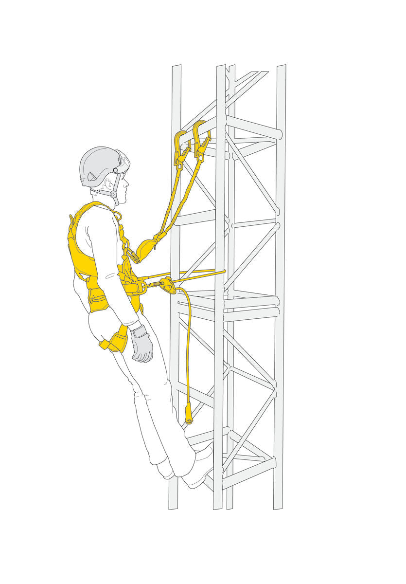 Petzl FALL ARREST AND WORK POSITIONING KIT - Komplettset zur Absturzsicherung & Arbeitsplatzpositionierung