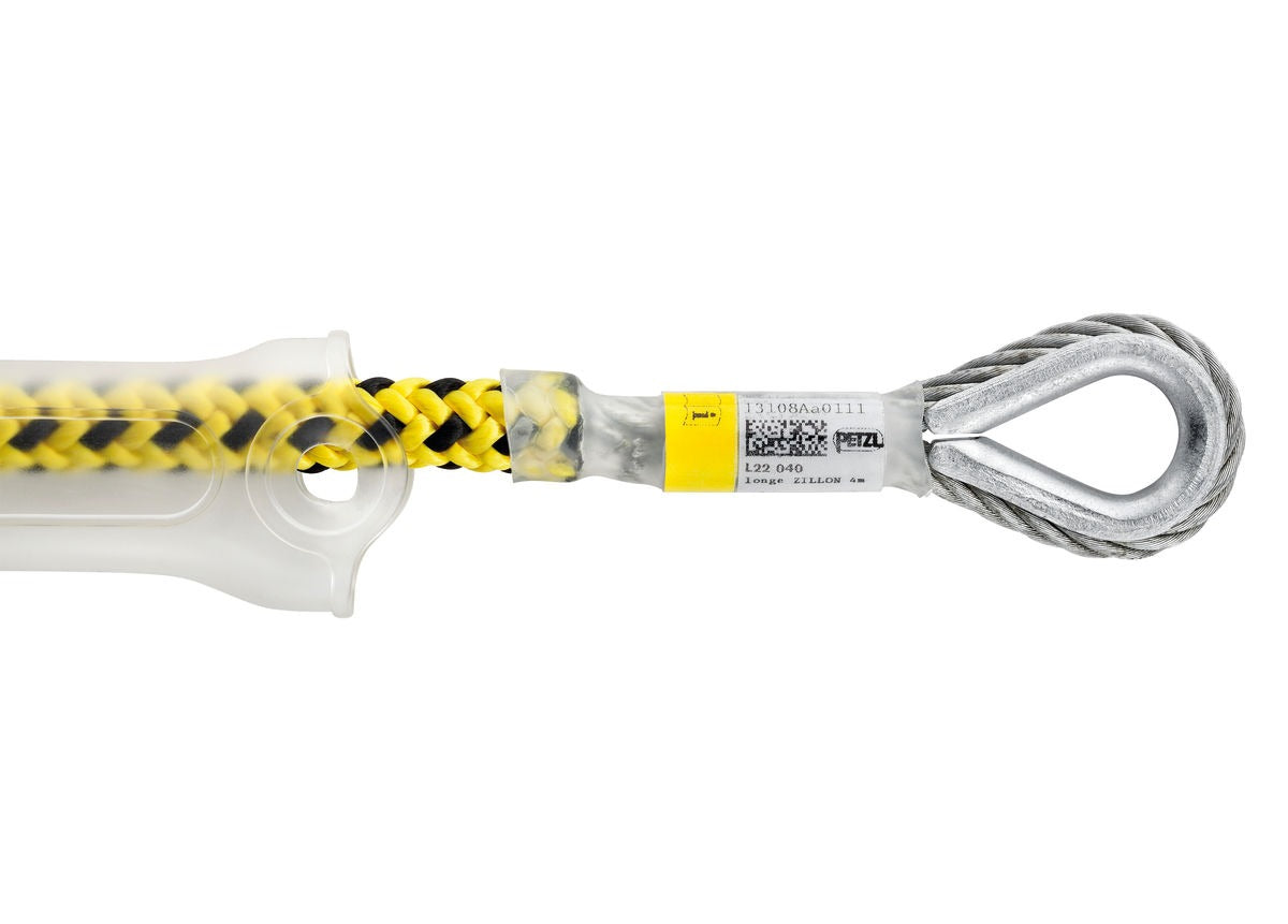 Petzl MICROFLIP Verbindungsmittel mit Stahlkern für Baumpflege | Verstellbar & Schnittfest