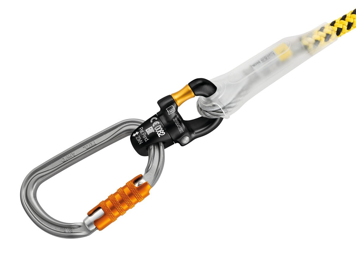 Petzl MICROFLIP Verbindungsmittel mit Stahlkern für Baumpflege | Verstellbar & Schnittfest