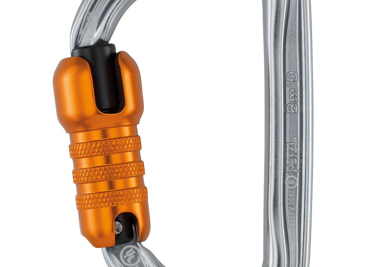 Petzl Bm'D Asymmetrischer Hochfestigkeits-Karabiner mit TRIACT-LOCK