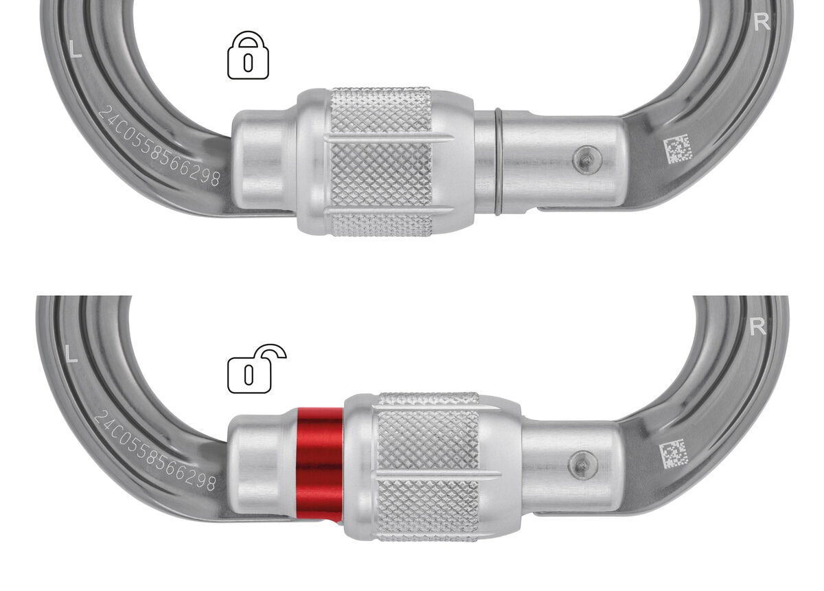 Petzl OMNI Multidirektionaler Halbmondkarabiner