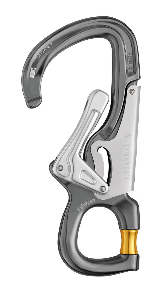 Petzl EASHOOK OPEN Verbindungselement mit aufschraubbarem Befestigungssteg