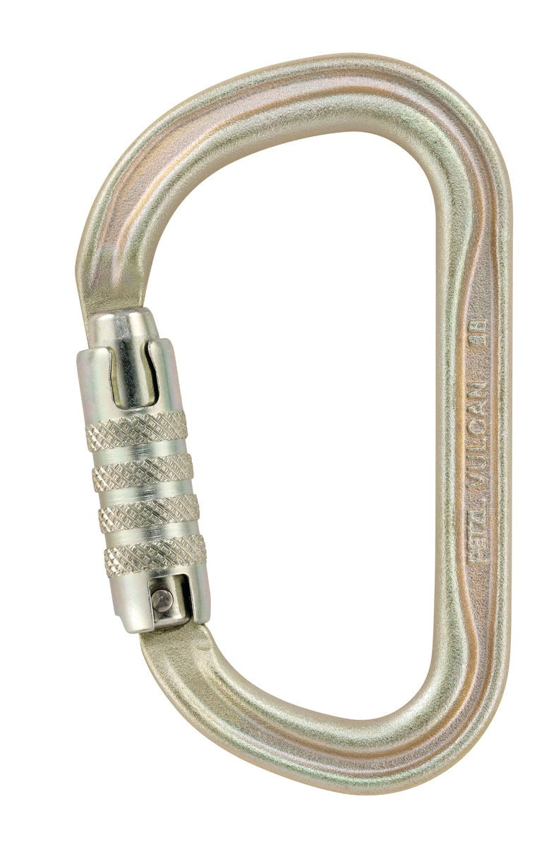 Petzl VULCAN Hochfester asymmetrischer Stahlkarabiner