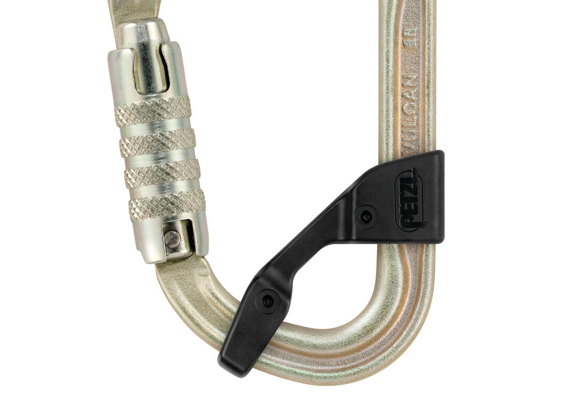 Petzl VULCAN Hochfester asymmetrischer Stahlkarabiner