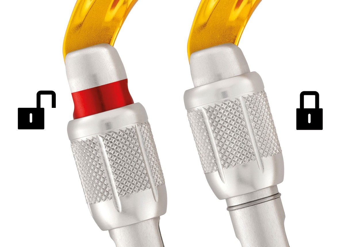 Petzl Sm'D Ultraleichter Asymmetrischer Karabiner für Höhenarbeit