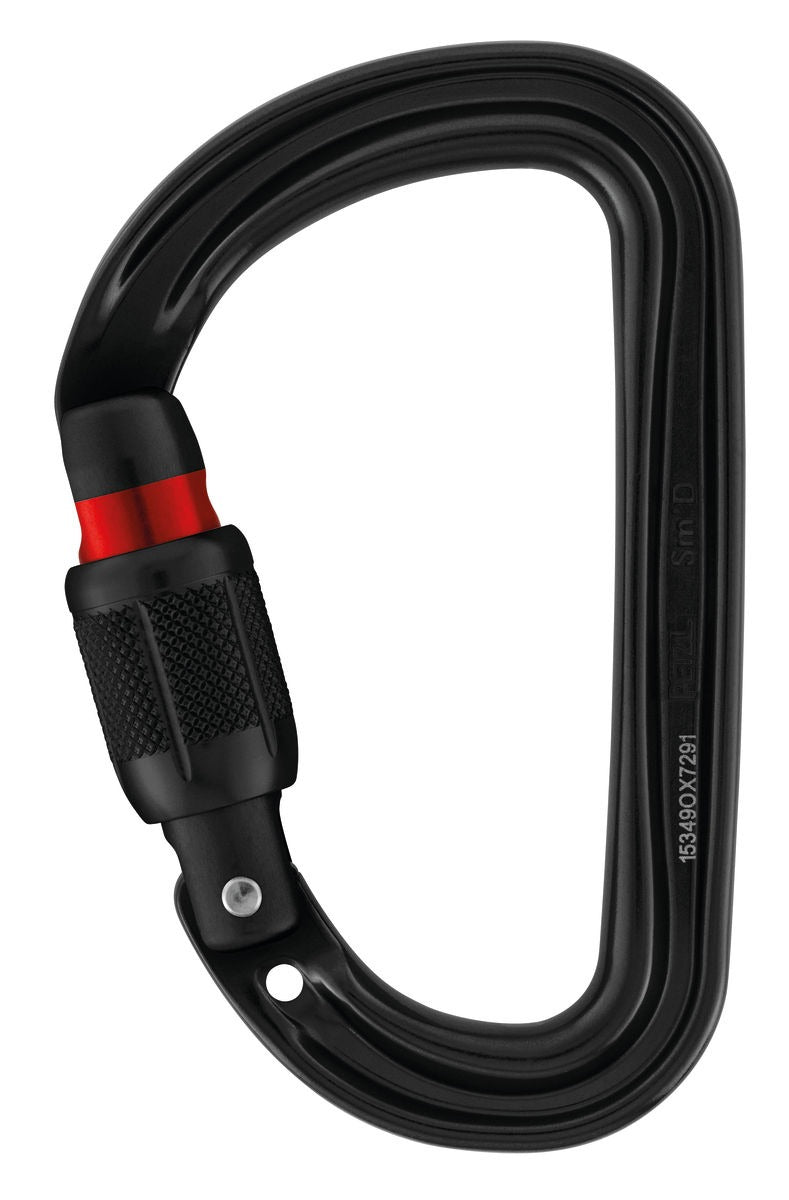 Petzl Sm'D Ultraleichter Asymmetrischer Karabiner für Höhenarbeit