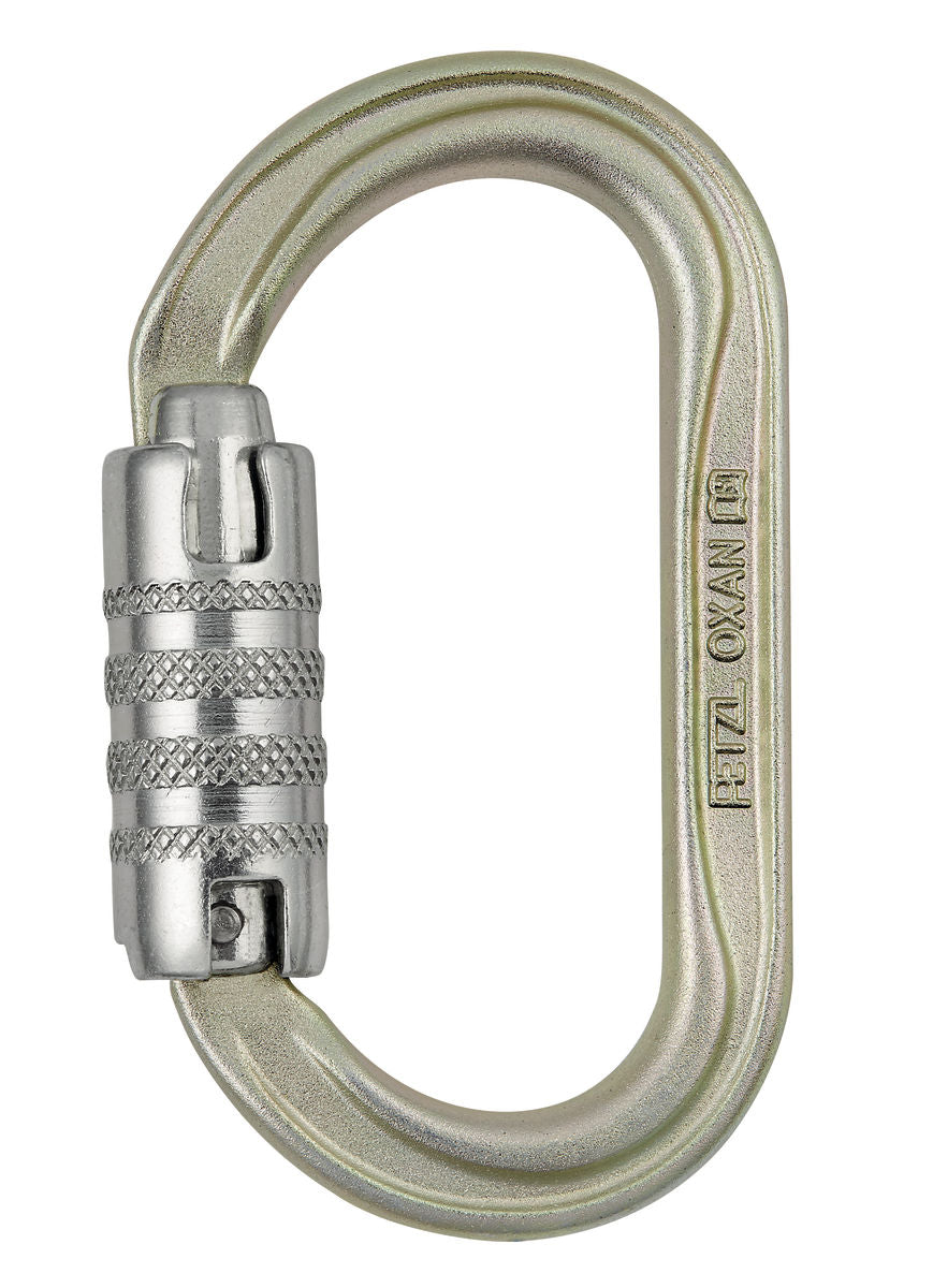 Petzl OXAN – Ovalkarabiner aus Stahl