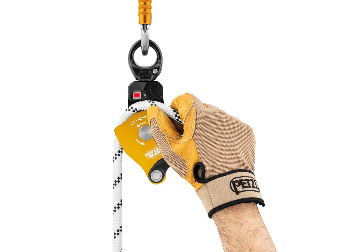 Petzl SPIN L1D Seilrolle mit Rücklaufsperre & Wirbel