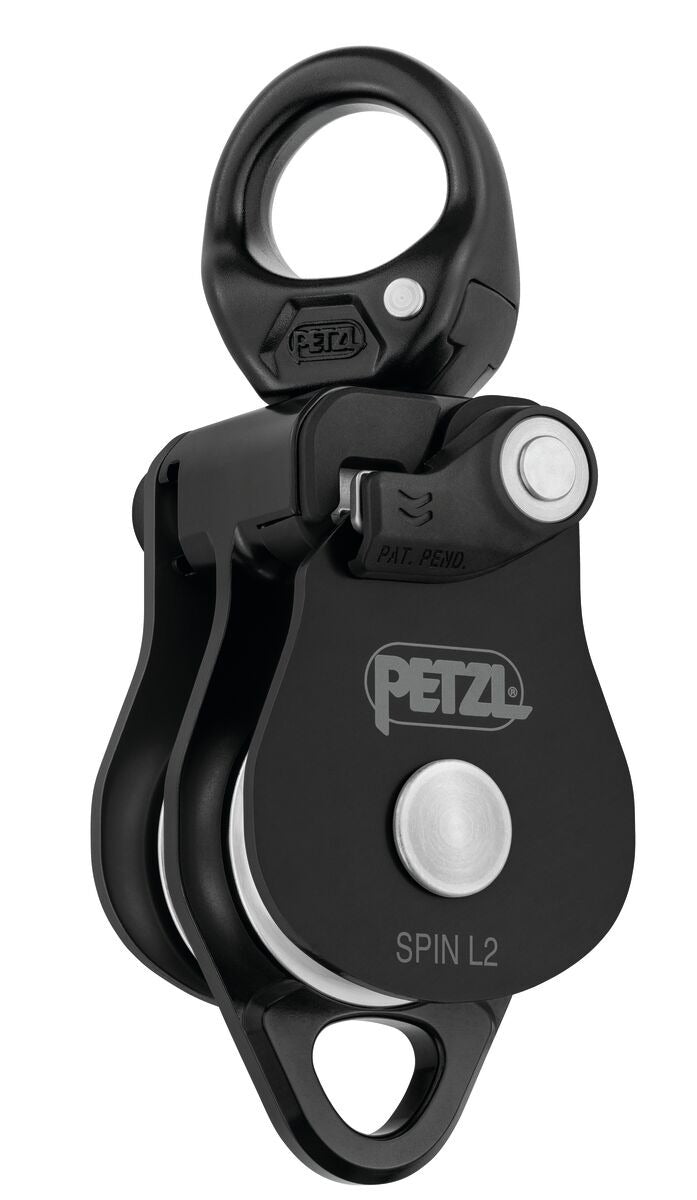 Petzl SPIN L2 Hocheffiziente Doppel-Seilrolle mit Wirbel