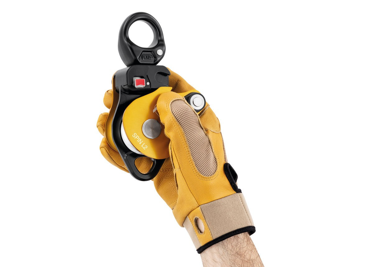 Petzl SPIN L2 Hocheffiziente Doppel-Seilrolle mit Wirbel