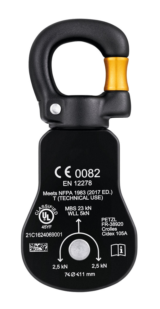 Petzl SPIN S1 OPEN - Kompakte Umlenkrolle