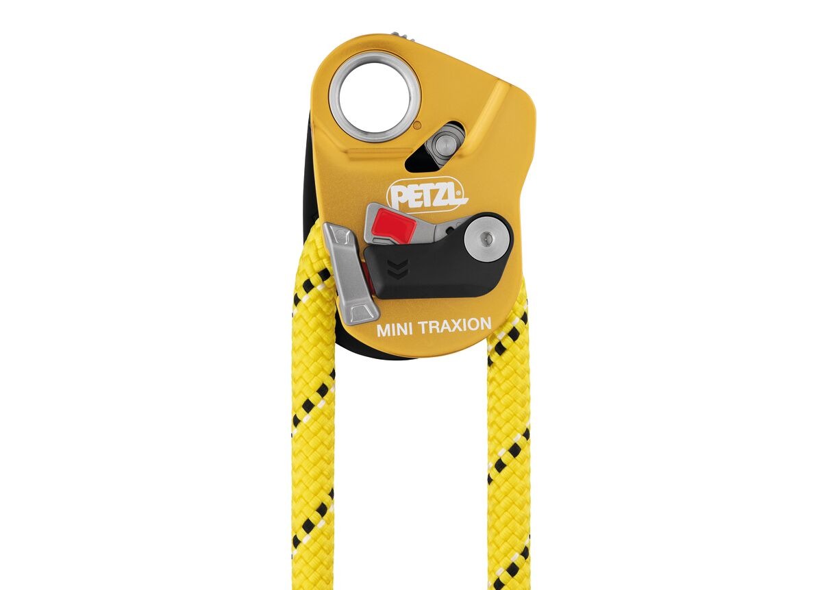 Petzl MINI TRAXION – Kompakte & Hocheffiziente Seilrolle mit Rücklaufsperre