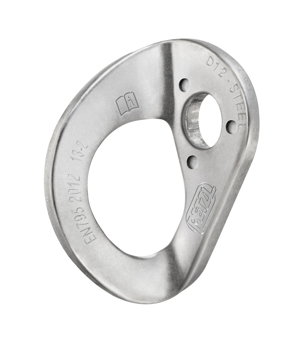 Petzl COEUR STEEL Bohrhakenlasche aus Stahl für Anschlagpunkte