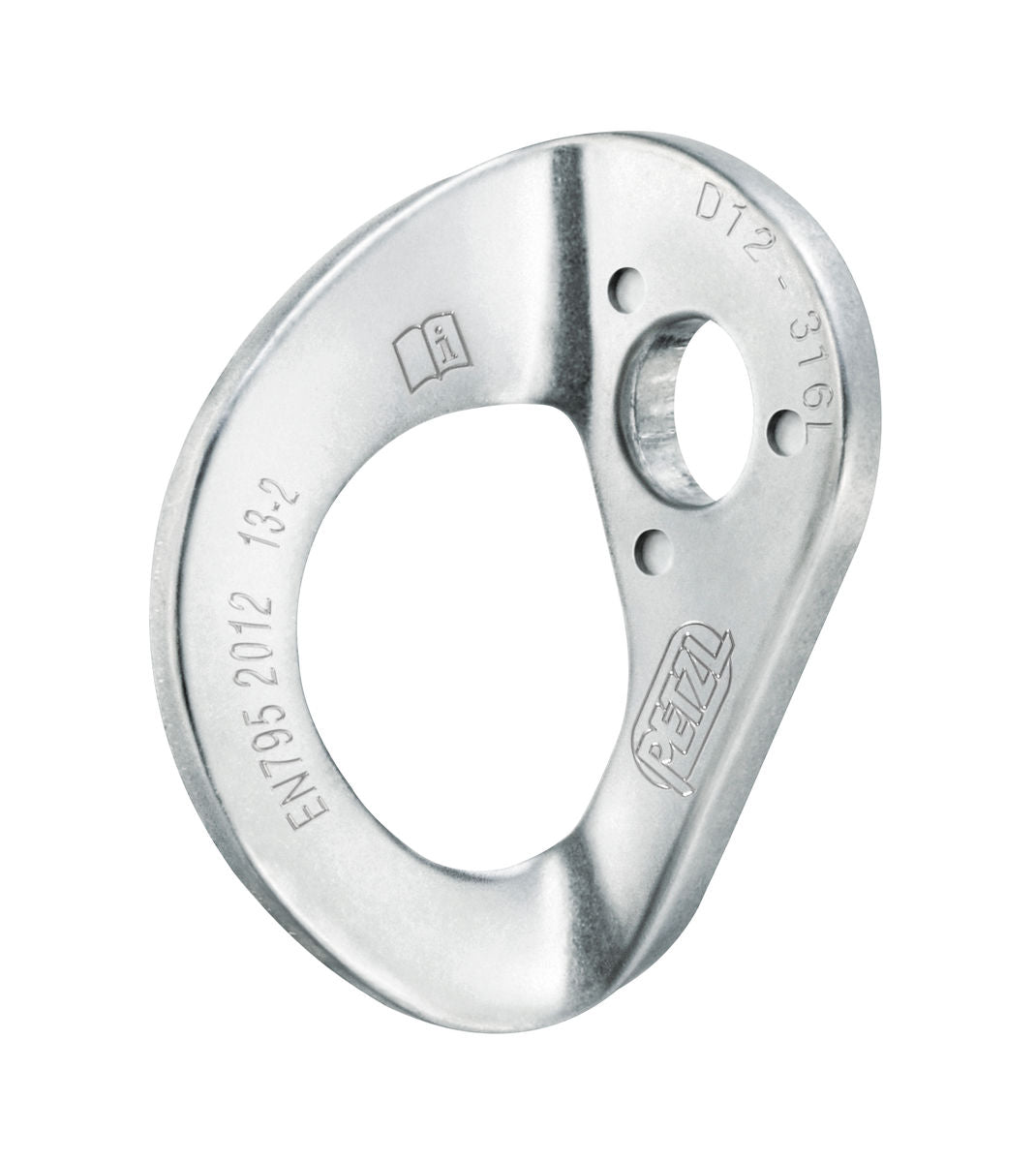 Petzl COEUR STAINLESS Bohrhakenlasche | Robuster Ankerpunkt für Absturzsicherung
