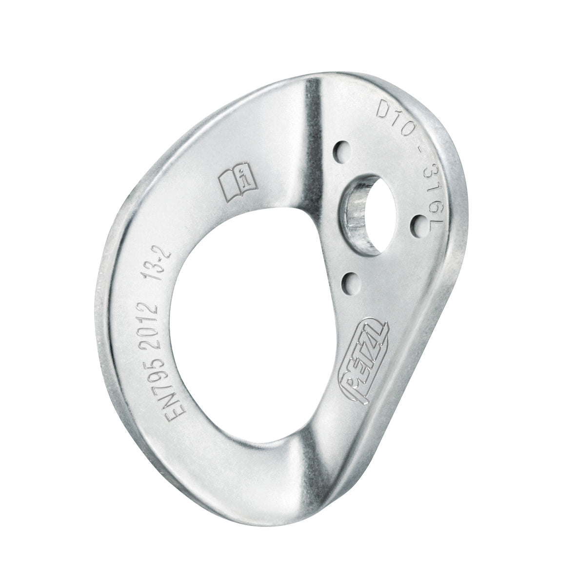 Petzl COEUR STAINLESS Bohrhakenlasche | Robuster Ankerpunkt für Absturzsicherung