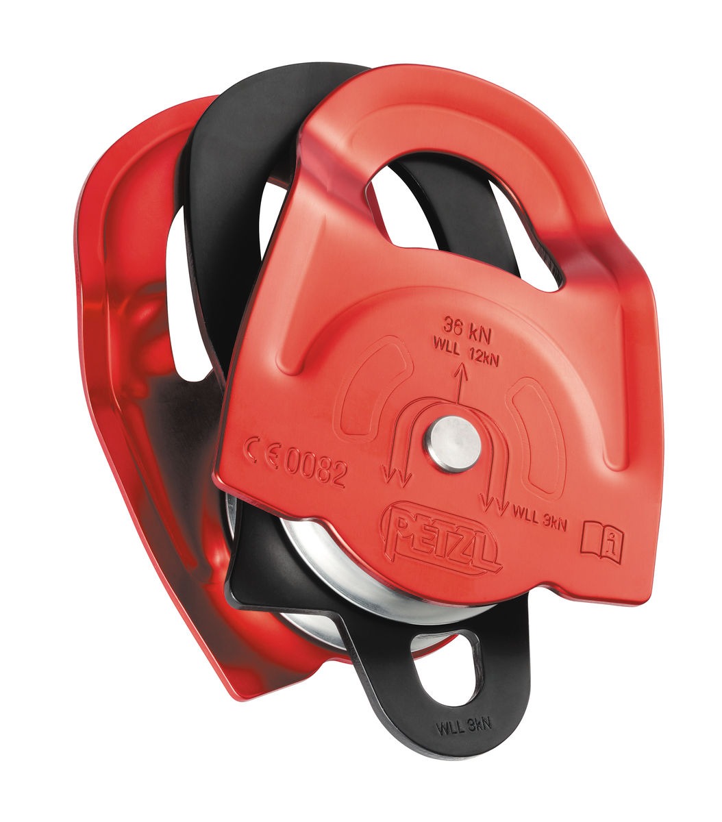 Petzl TWIN – Hocheffiziente Doppelseilrolle für Rettungseinsätze & Flaschenzüge