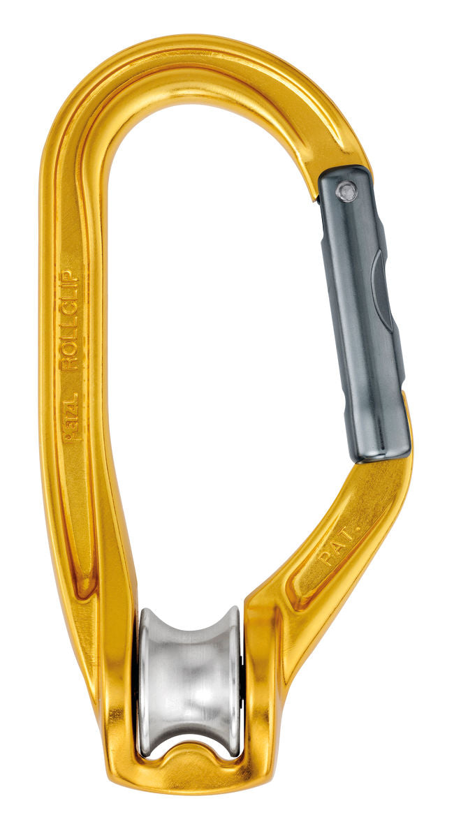 Petzl ROLLCLIP A - Karabiner mit Seilrolle