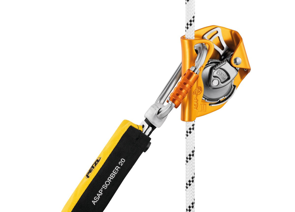 Petzl ASAP'AXIS 11 mm Seil mit Falldämpfer & vernähter Endverbindung