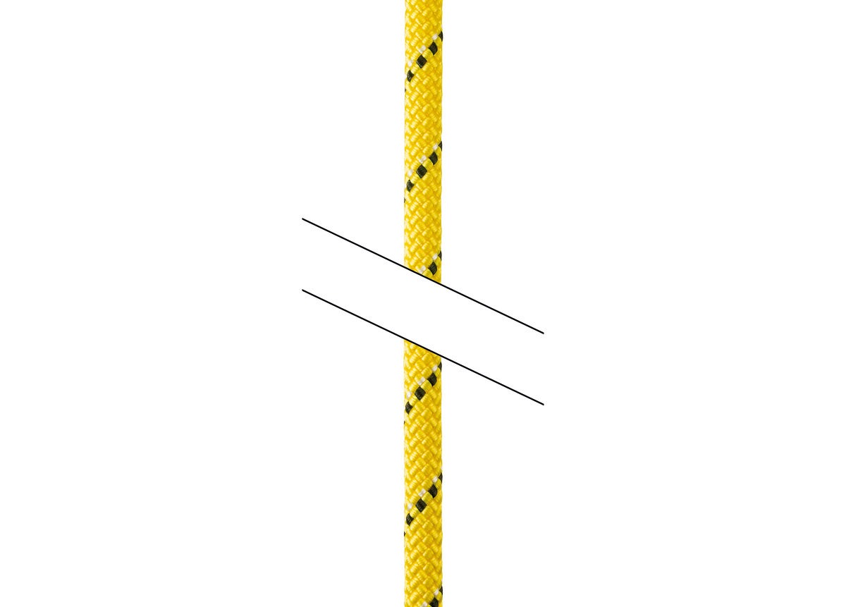 Petzl PARALLEL 10.5 mm - Flexibles & dehnungsarmes Kernmantelseil für Seilzugangsarbeiten