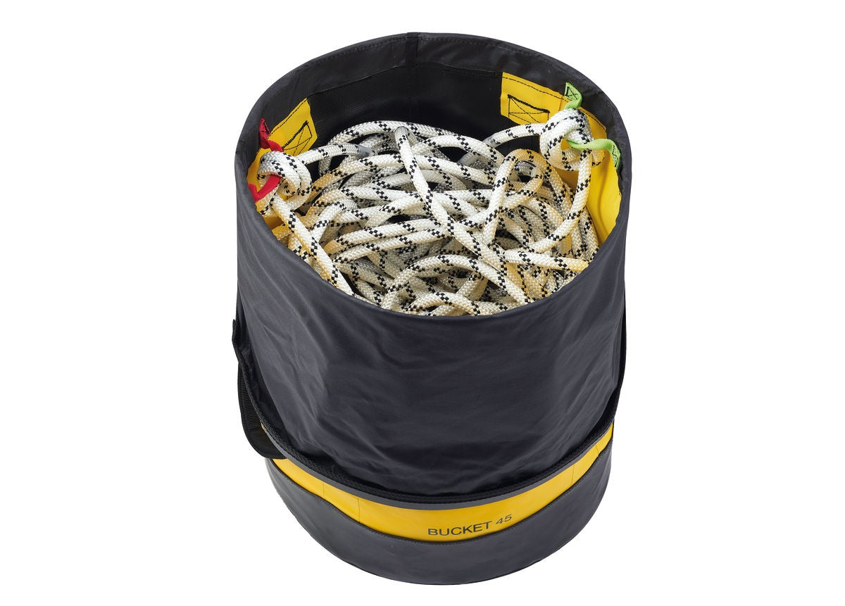 Petzl BUCKET 45 - Robuster, selbststehender Seilsack (45L)