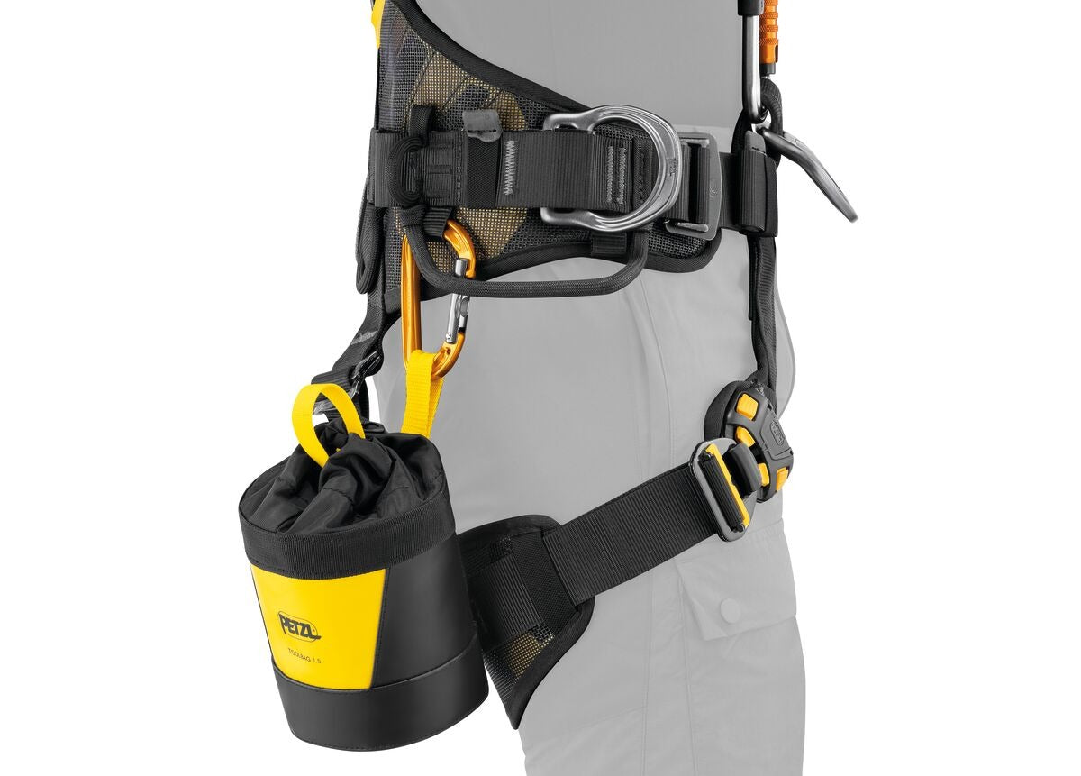 Petzl TOOLBAG 1.5 Werkzeugtasche (1,5 Liter) - Robuste Materialtasche für PSA