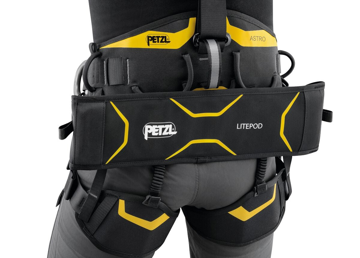 Petzl LITEPOD Arbeitssitz - Kompakter Sitz für langes Arbeiten im Seil