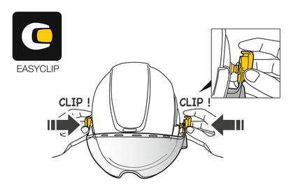 Petzl VIZIR SHADOW Getöntes Visier für VERTEX® & STRATO® Helme