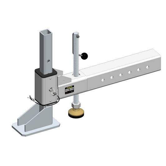 XTIRPA Ankerbolzen-Adapter für Mast T-Fuß (102 mm)