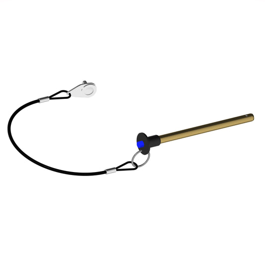XTIRPA Sicherungsstift 5/16" mit Doppelauslöser und Halteseil