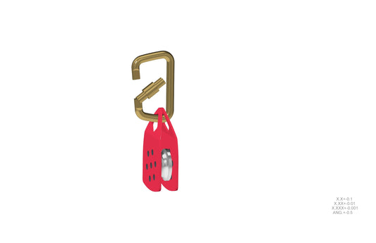 XTIRPA Umlenkrolle mit Karabiner für enge Räume (44 kN)